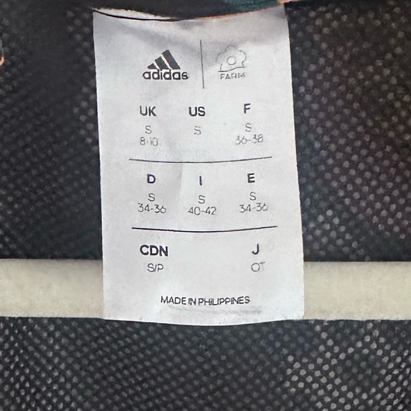 Adidas x Farm Rio Jungle Floral Zip Up Windbreaker Jacket Small - Picture 9 of 11